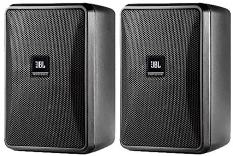 Jbl Profesional Control 23-1 Ultra-Compact Indoor Outdoor Fondo En Primer Plano Parlante Black Vendido Como Par