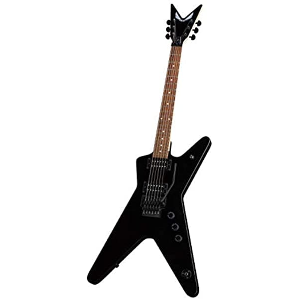 Dean 6 cuerdas guitarra eléctrica de cuerpo sólido, para diestros, MLXF CBK