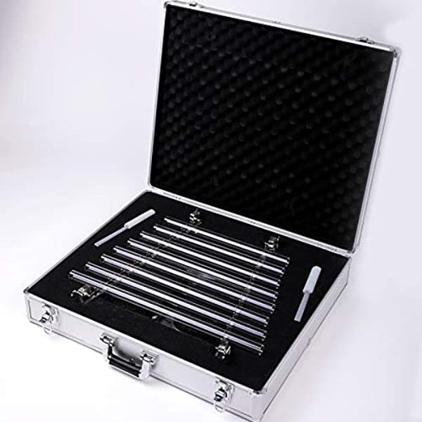 CVNC Crystal Singing Harp 432HZ Notas CDEFGABC Incluye Estuche de Aluminio Gratuito Instrumento Sanador para Terapia de Sonido