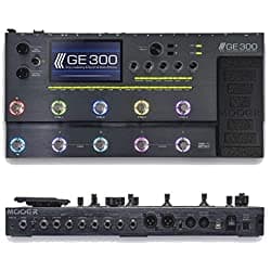 Mooer Ge-300 Amp Modeler Multi-Fx Procesador Paquete Con Blucoil 10' Cable De Instrumento Recto (1/4") 2 Paquetes De Cables Xlr Balanceados De 10 Pies 2 Cables Midi De 5 Pies Y 2 Paquetes De Cables De Conexión De Pedal