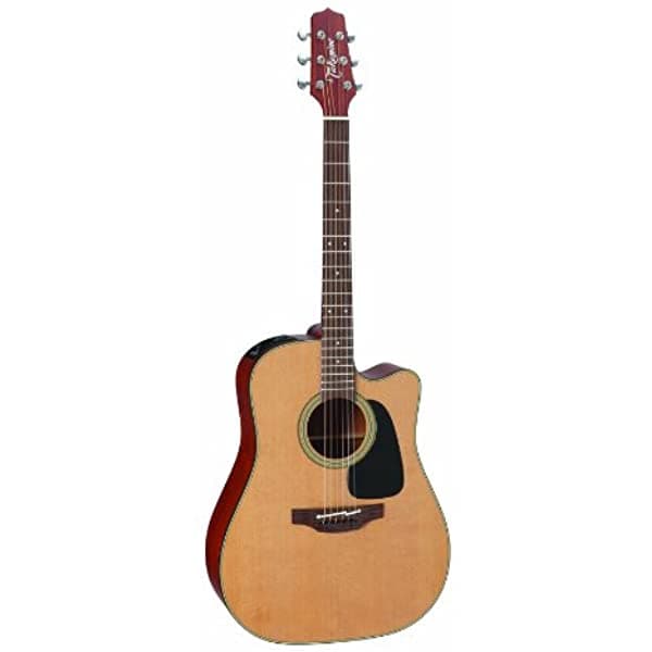 Takamine Pro Series 1 P1DC Dreadnought, guitarra electroacústica con estuche, Natural
