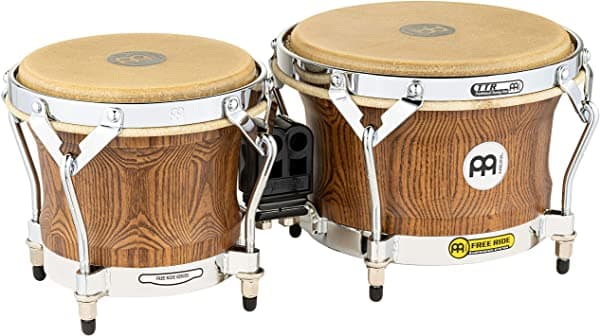 Meinl Percusión Wb500Zfa-M Serie De Viaje Gratis Woodcraft Bongos Zebra Terminado Ash Matte