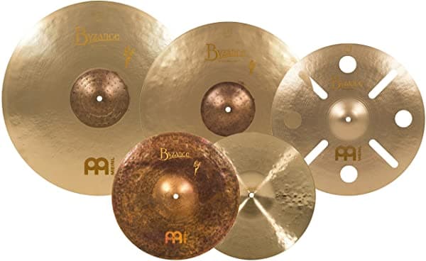 Meinl Platillo Bv-480 + B16Trc Byzance Clásico - Series Benny Greb Sand Cymbal Box Set Con Free 16-Inch Trash Crash (Video)