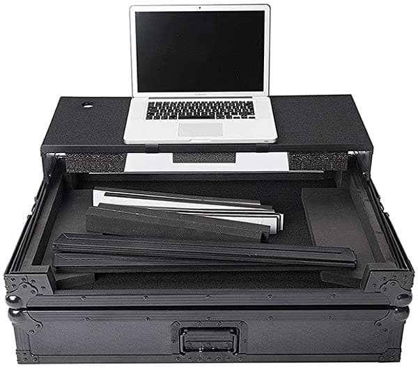 Magma Workstation XXL Plus Flight Case con Estante Deslizante de Madera para Notebook 40982
