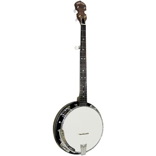 Gold Tone CC-100R+ Banjo Cripple Creek con Resonador (Cinco Cuerdas, Marrón Vintage)