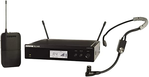 Shure Blx14R/Sm35 - Sistema De Micrófono Inalámbrico Con Soporte En Rack Con Bodypack Y Micrófono Sm35 BLX14R/SM35-H10