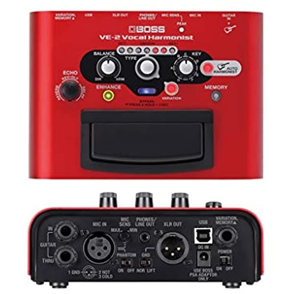 Boss Voces Armonista Efectos Procesador Stompbox Guitarra Pedal Ve-2