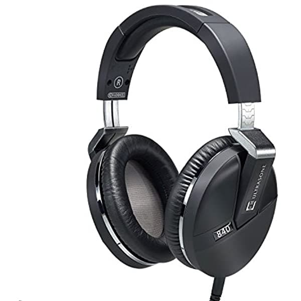 Ultrasone Performance 840 Auriculares. Música De Accesorios De Audio De Retroceso Profesional Y Estudio. S Tecnología Lógica. Foldable Noprene Case Black UL 19001
