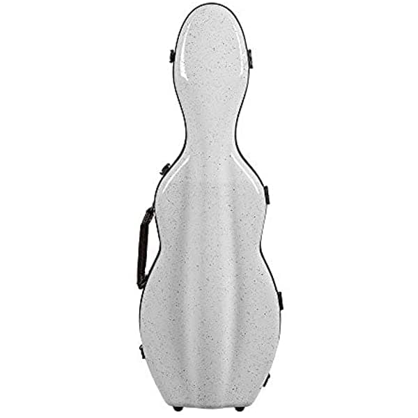 Tonareli Edición Especial De Violin Fiberglass Case White Speckled 4 4 Vnf1014