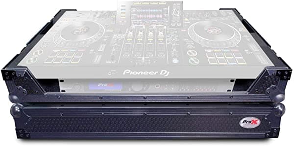 ProX XS-XDJXZ WBL Estuche de Vuelo ATA para Pioneer XDJ-XZ Controlador DJ con Espacio para Rack de 1U y Ruedas - Negro