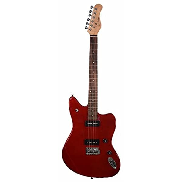 Glen Burton 6 Cuerdas Ge39-Jg-Wr Compensación Del Cuerpo Guitarra Eléctrica Wine Red