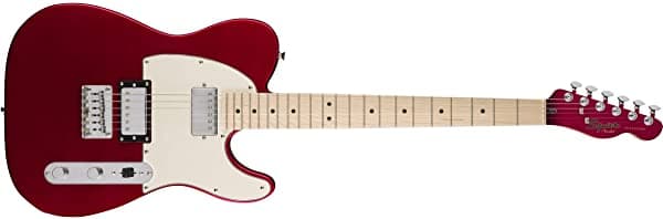 Squier by Fender Contemporary Telecaster HH Guitarra Eléctrica Diapasón de Maple Rojo Metalizado Oscuro 371222525
