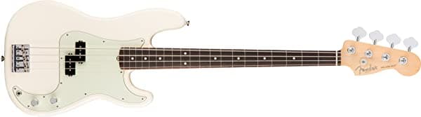 Fender American Professional Precision Bass con Diapasón de Palisandro Blanco Olímpico 193610705