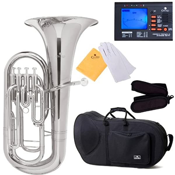 Cecilio 2Series Ep-280N Bb Euphonium Pistones De Acero Inoxidable Níquel EP-280N+92D