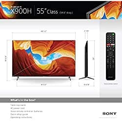 Sony - Televisión X900H Ultra Hd Smart Led Tv 4K Con Hdr Y Compatible Con Alexa - Modelo 2020 XBR55X900H