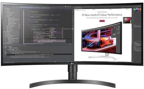 Amazon Renewed LG 34WL75C-B Monitor Curvo UltraWide QHD IPS HDR 10 LED 34 pulgadas, 3440x1440, sin bordes (Reacondicionado)