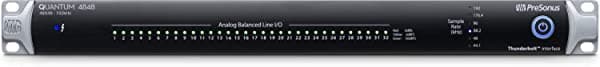 Presonus Quantum 4848 48X48 24-Bit 192 Khz Interfaz De Audio Thunderbolt Con Studio One Profesional 48X48-All Line Entradas