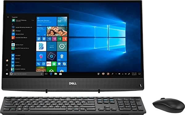 Dell Inspiron 22 3275 Aio 21.5" Fhd All-In-One Desktop Computadora Amd A9-9425 Hasta 3.7Ghz 8Gb Ddr4 Ram 256Gb Ssd 802.11Ac Wifi Bluetooth 4.1 Usb 3.1 Hdmi Negro Windows 10 Broage Mouse Pad