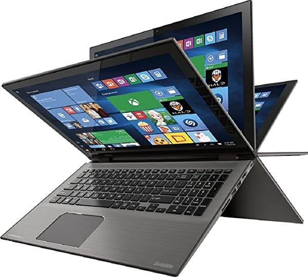 Toshiba - Satellite Radius 2 En 1 15.6" 4K Ultra Hd Pantalla Táctil Portátil - Intel Core I7 - Memoria De 12Gb - Disco Duro De 1Tb - Gris Carbono