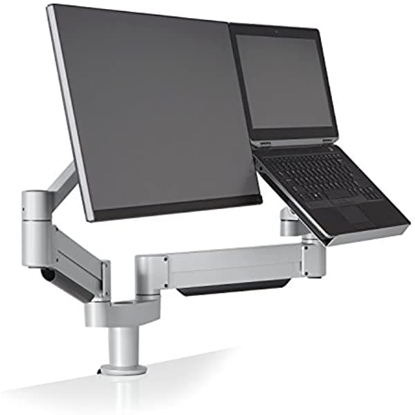 Innovative Office Products Altura Regulable Laptop & Monitor Mount 7050 By Innovadoras Productos De Oficina (Plata)