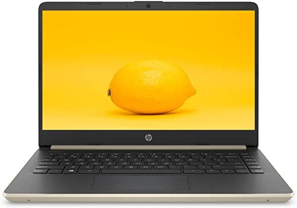 HP 14 - Notebook (Pantalla HD de 14 Pulgadas Microborde Intel Core i3-1005G1 de 10a Generacion Hasta 3.4 GHz 4 GB DDR4 128 GB SSD Camara Web Intel UHD Graphics 802.11ac Bluetooth 4.2 Win 10 S-Gold) hp laptop 14
