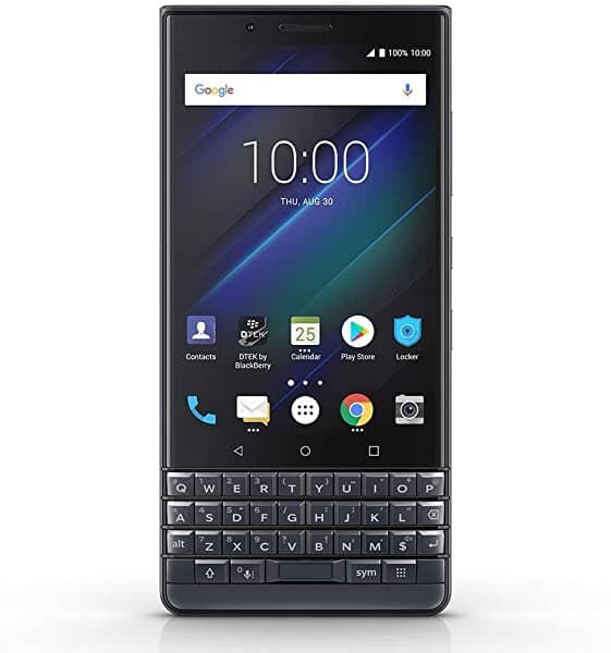 Blackberry Key2 Le (Bbe-100-4) 64Gb Dual Sim Dual 13Mp+5Mp Cámara 4Gb Ram Gsm Desbloqueado Modelo Internacional Sin Garantía (Pizarra)