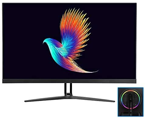 Chaoming Monitor De Pantalla Plana Lcd De 27 Pulgadas 144 Hz 4K Uhd Con Luz Ambiental Colorida Material Premium