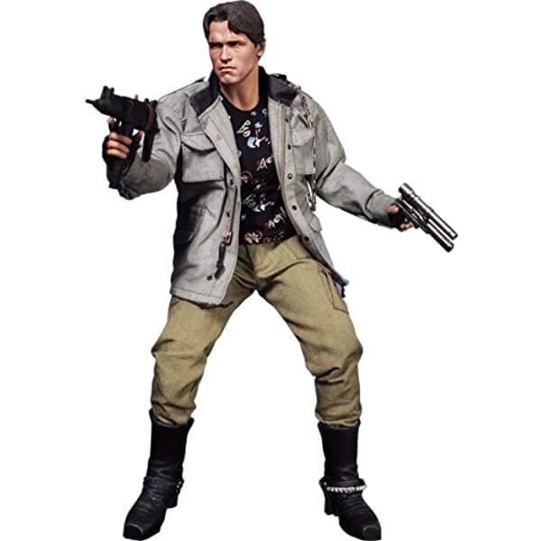 Terminator Hot Toys Movie Masterpiece 1/6 Escala Collectible Figure T800 Arnold Schwarzenegger MMS136