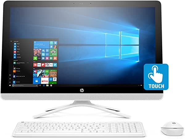 Hp Computadora Todo En Uno De 19 Pulgadas Intel Celeron J3355 4 Gb De Ram Disco Duro De 1 Tb Windows 10 (20-C210 Color Blanco) 24-g230