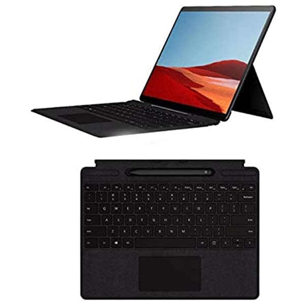 Microsoft Surface Pro X 13" Edge 2 en 1 Pantalla Tactil Con LTE SQ1 3.0GHz 16GB RAM 512GB SSD Windows 10 Home Matte Black - Pack Teclado Signature Surface Pro X con Slim Pen
