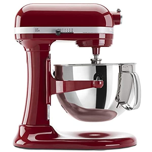 Kitchenaid Kp26M1Xer - Batidora Profesional De 6 Cuartos De Galón Serie 600 Con Soporte De Elevación Color Rojo Imperio