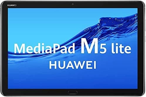 Huawei MediaPad M5 lite Tablet WiFi 10.1" 3GB RAM 32GB Almacenamiento Parlantes Harman Kardon Color Gris Espacial M5 LITE BAH2-W19