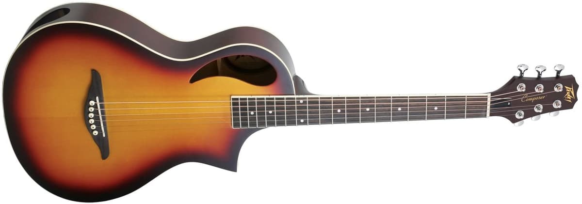 Peavey Composer Parlour Guitarra Acústica 18 Trets Eastern Caoba Cuello Lámino 3014420