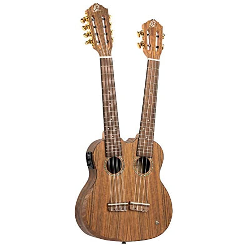 Ortega Guitarras Custom Built Series Ukelele De 8 Cuerdas Derecho (Hydra)