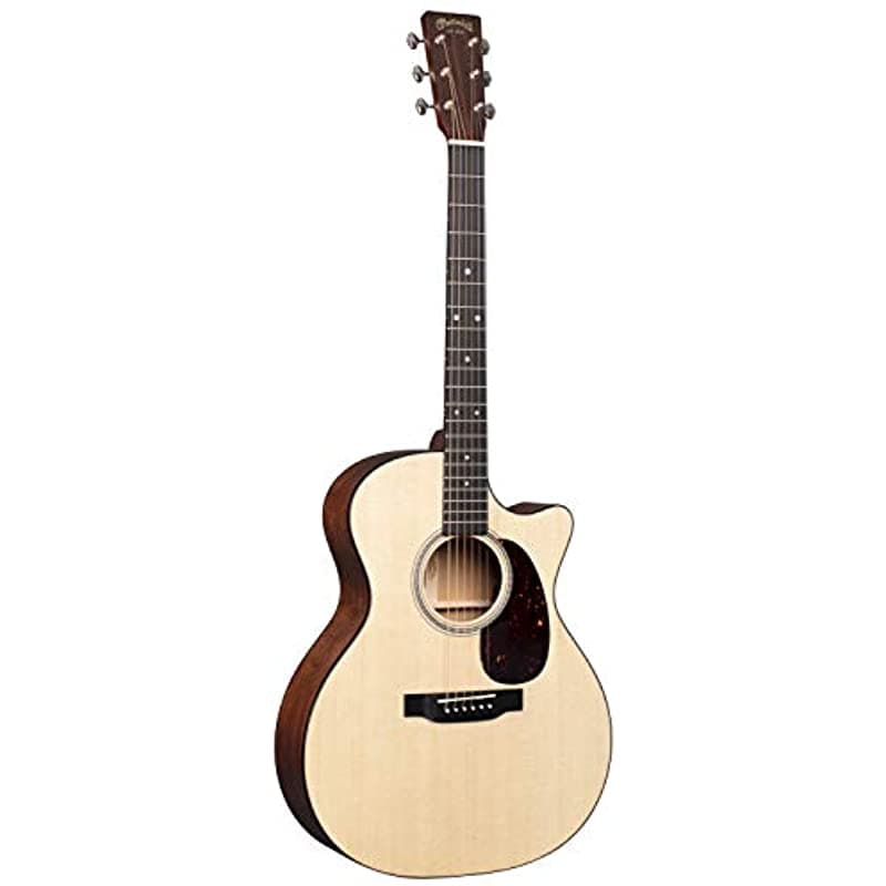 Martin Guitar GPC-16E Mahogany con Gig Bag, Guitarra electroacústica, Construcción de Caoba y Pícea de Sitka, Acabado Brillante en la Tapa, 14 Trastes Formato GP y Forma de Mástil Oval Baja 10GPC16E-02