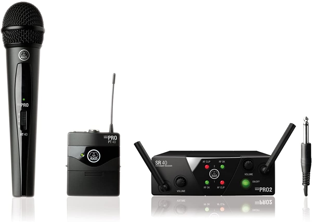 AKG WMS 40 Mini2 Sistema Inalámbrico para Voz/Instrumento ISM2/3 WMS40 Mini 2 Mix system