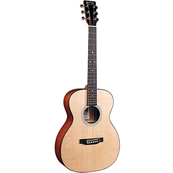 Martin 000Jr-10 Guitarra Acústica Junior con Funda Acolchada, Construcción de Abeto Sitka, Acabado Satinado, 000 Junior, 14 Trastes y Perfil de Mástil Junior 11000JR10