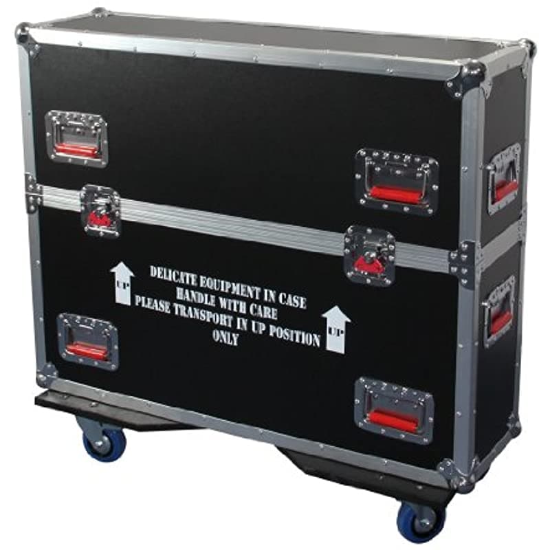 Gator Cases G-Tour Series Road Case Estilo ATA Ajustable para Pantallas LCD LED o Plasma de 26 a 32, Incluye 4 Ruedas Pesadas y Manijas con Resorte, G-TOURLCDV2-2632