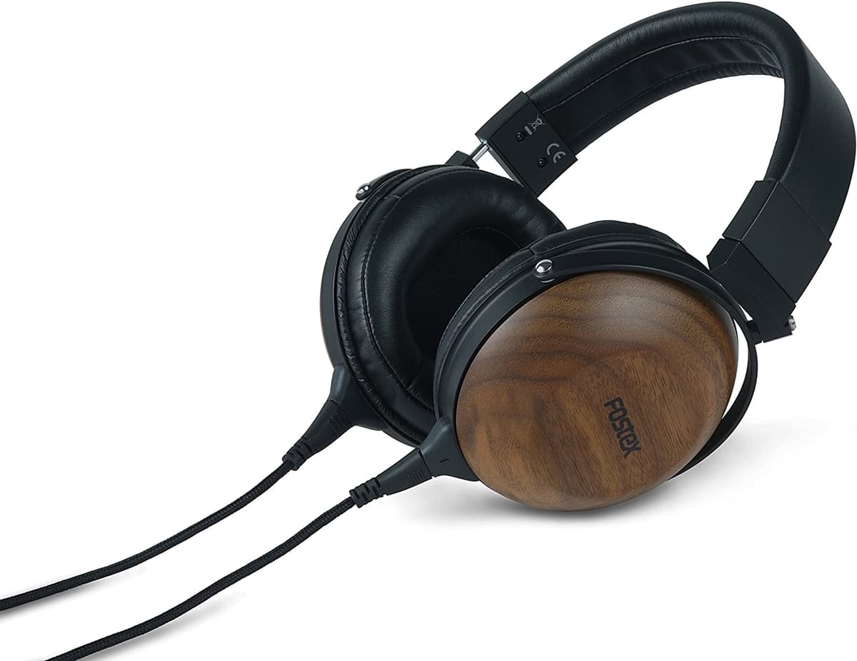 Fostex Premium - Auriculares Estéreo Con Circuito Magnético Tesla Color Negro Y Nogal (Th-610) AMS-TH-610