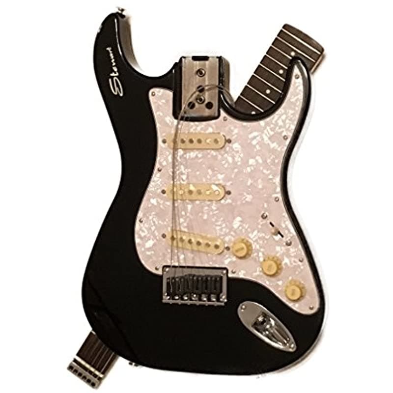 Stewart Electric Travel Guitarra Stow-Away Black