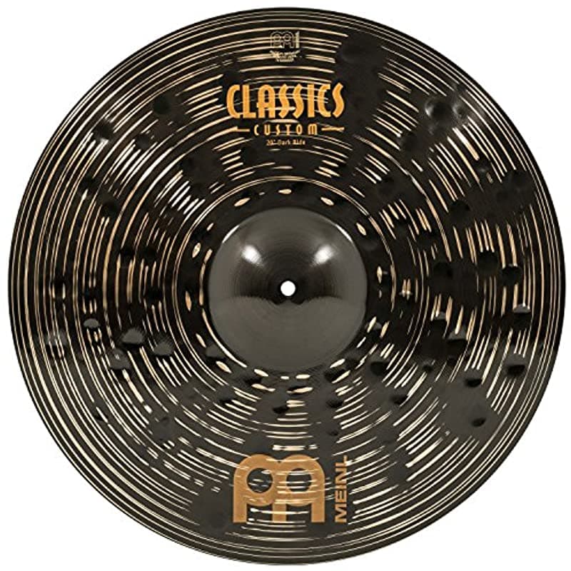 Meinl 20" Ride Cymbal - Classics Custom Dark - Fabricado en Alemania, GARANTÍA DE 2 AÑOS (CC20DAR)