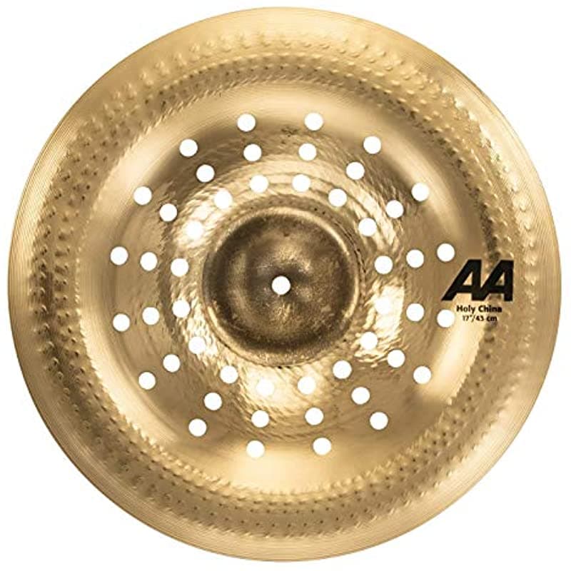 Sabian 17" AA Holy China Brilliant Finish - Platillo explosivo y duradero, ideal para bateristas profesionales. 21716CSB