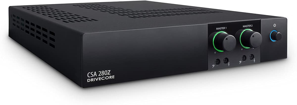 JBL Professional CSA280Z Amplificador de Potencia de Dos Canales Serie Comercial de 80 Vatios