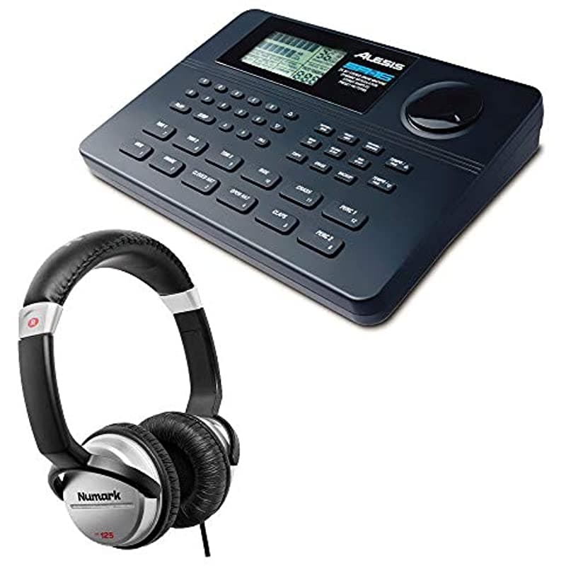 Alesis SR16 | Classic Caja de Ritmos con Articulación Dinámica + Auriculares In-Ear DJ Numark HF125 Bundle