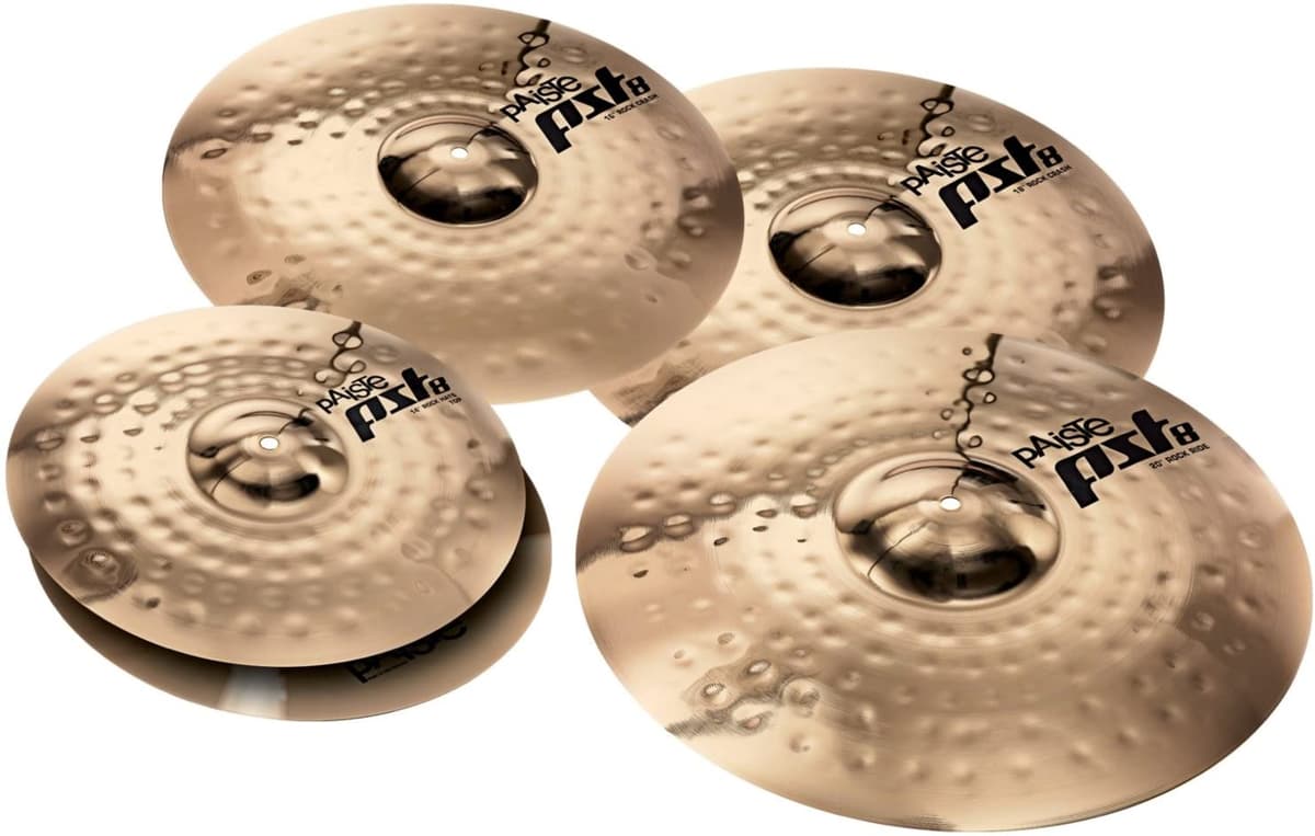 Paiste Pst 8 - Juego De Platillos De Roca (16 Pulgadas)