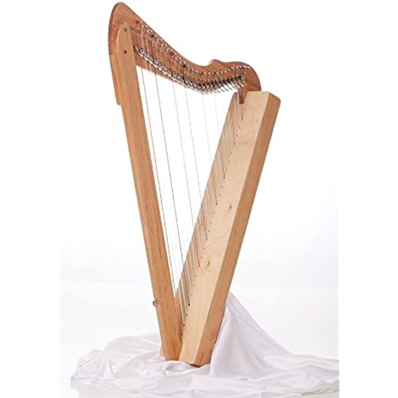 Rees Harps Se - Edición Especial Fullsicle Arp Madera Maciza De Cerezo 26 Cuerdas 33 Pulgadas De Alto Palancas De Calidad De Concierto Fabricadas En Estados Unidos HARP FULL SE CHERRY