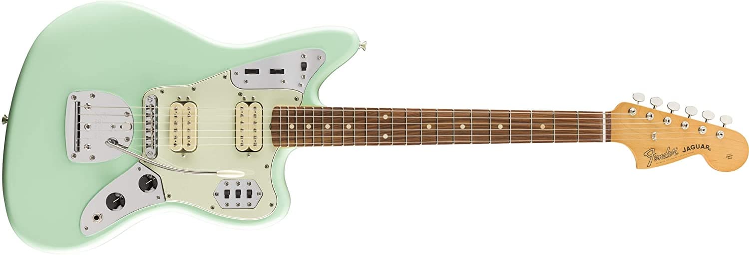 Fender Vintera '60S Jaguar Modified Hh - Diapasón Pau Ferro Color Verde 149813357