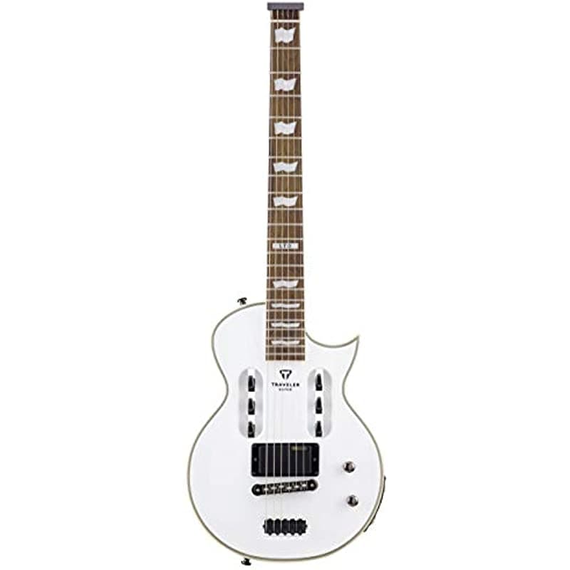 Traveler Guitar Guitarra Eléctrica De Cuerpo Sólido De Viajero Blanco (Snow White) EC1 SWTG