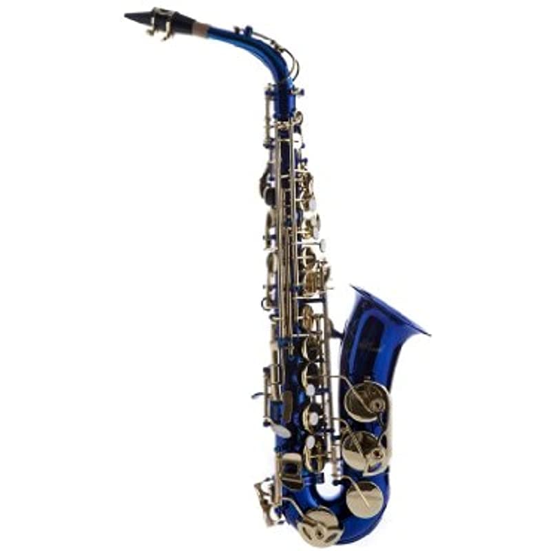 Hawk Wd-S416-Bl Estudiante Alto Saxophon Boquhpiece Y Reed Blue