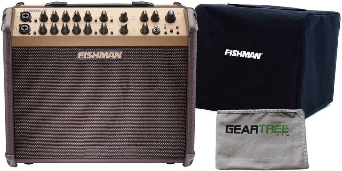 Fishman Pro-Lbt-600 Loudbox Artist Bluetooth Acústica Amp Slip Cover Y Gear
